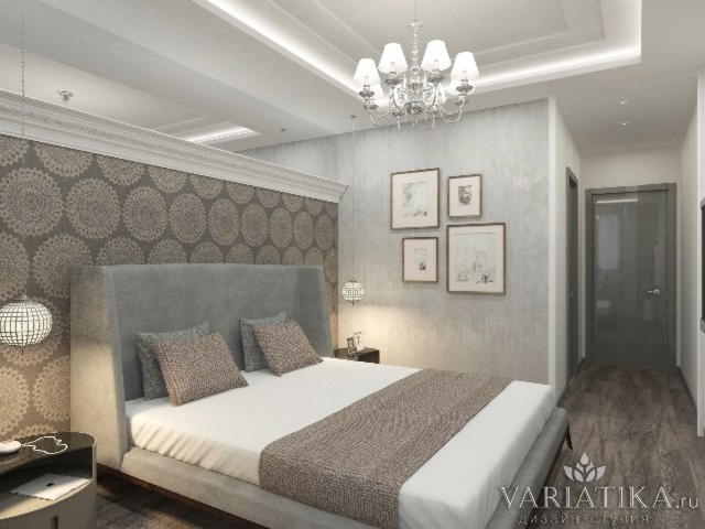 Дизайн гостиной 18 кв м с кроватью