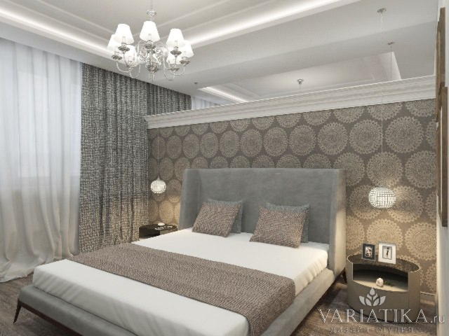 Дизайн гостиной спальни 18 кв м с перегородкой